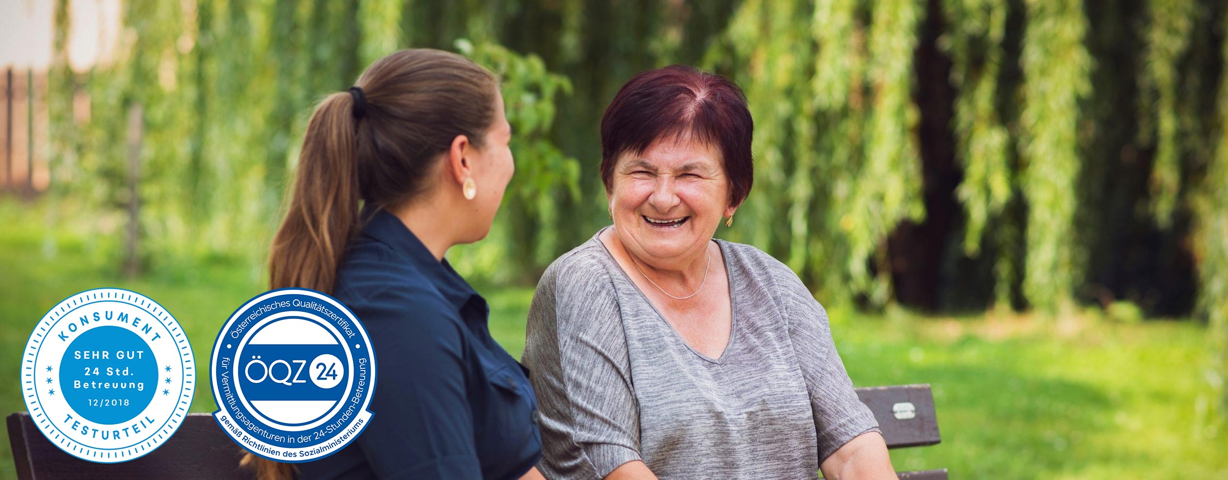 24-Stunden-Betreuung durch BestCare24-Pflegekräfte